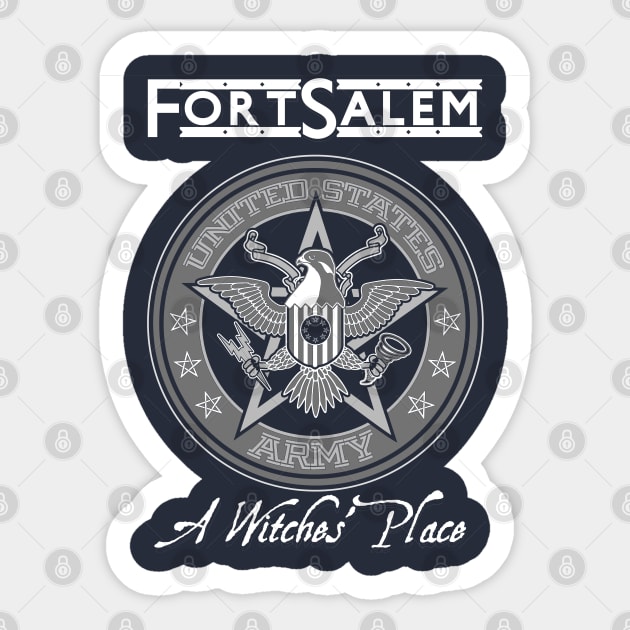 Fort Salem - White Sticker by Nazonian